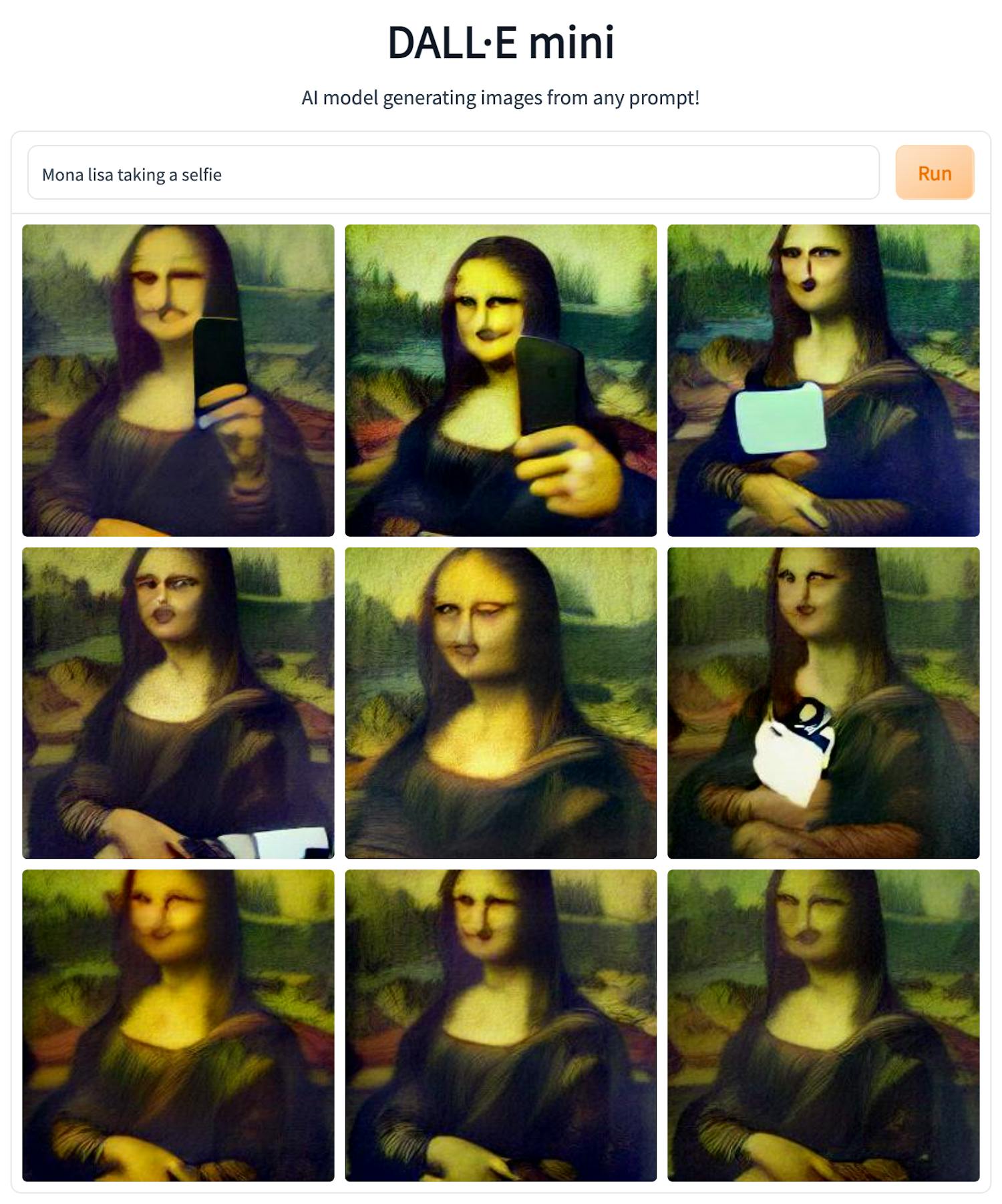 Jos Mona Lisa olisi käyttänyt älypuhelinta, se olisi voinut näyttää tältä.